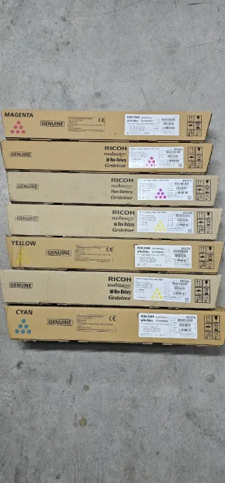 Tóner Ricoh Magenta, Amarillo, Cyan