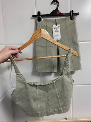 Conjunto Short y Top Zara