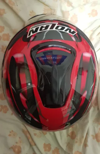 Casco Nolan Integrale N81 Rojo/Negro Talla m