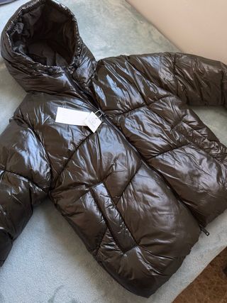 Cazadora plumífero 100% pluma water repellent ZARA