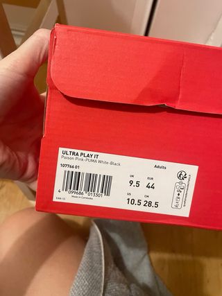 Zapatillas Puma Ultra Play It Fútbol Sala Rosa 44