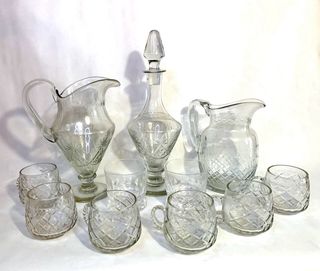 Juego de Cristalería Vintage