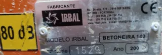 Hormigonera Irbal 140