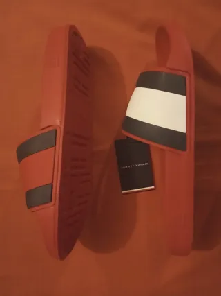 Chanclas Tommy Hilfiger Rojas Unisex