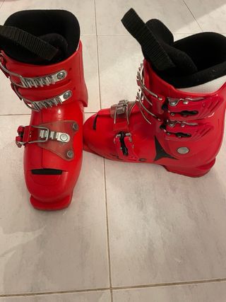 Botas de esquí rojas para niños 20.0-20.5. 32-33