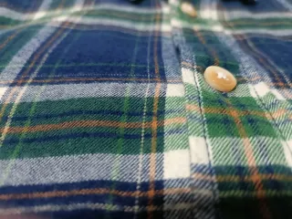 Camisa Pepe Jeans cuadros azul y verde Talla M