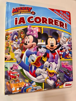 Pack: Puzzle Táctil y libro Mickey aventuras