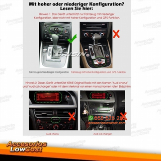 RADIO GPS ANDROID 10 AUDI Q5 09-17