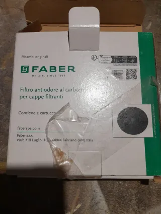 Filtri cappa cucina carbone attivo Faber