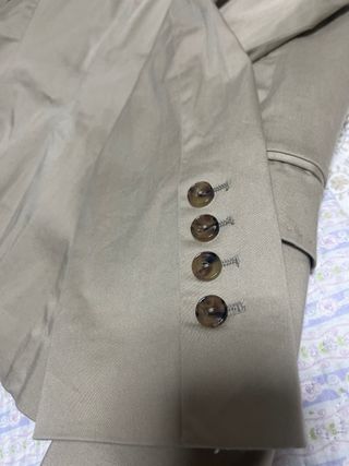 Blazer Zara Mujer Talla 38 Beige