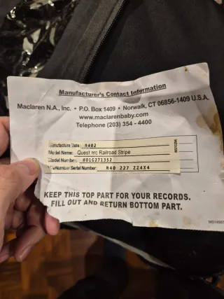 Silla de paseo Maclaren Quest Arc