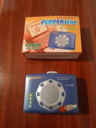 Reproductor Cassette COSON C-120 Azul