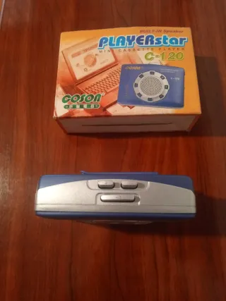 Reproductor Cassette COSON C-120 Azul