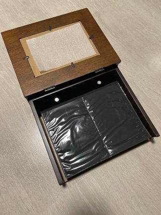 Álbum de fotos madera sin usar