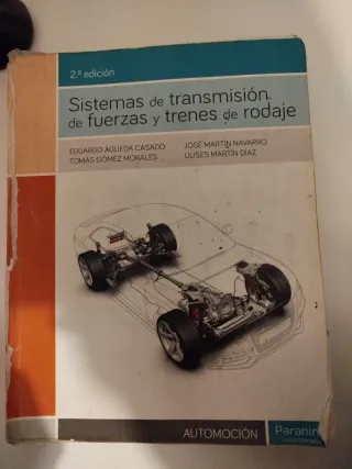 Libro de transmisión de fuerzas y trenes de rodaje