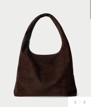 Bolso de piel marrón