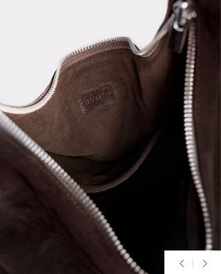 Bolso de piel marrón