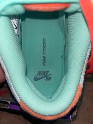 Nike SB Dunk Low Pro PRM Naranja/Verde Azulado