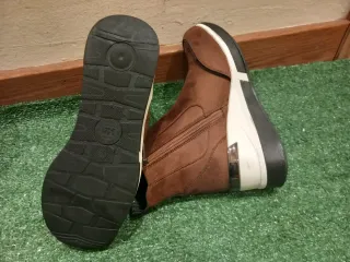 Botines marrones mujer