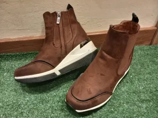 Botines marrones mujer