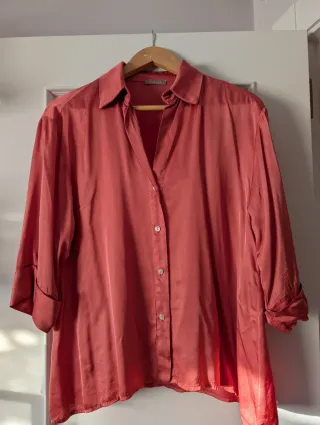 Camisa naranja/roja