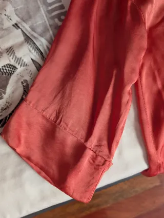 Camisa naranja/roja