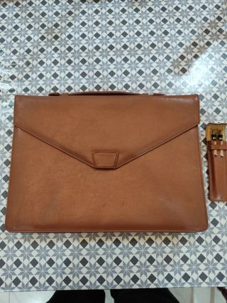 Maletín piel porta-documentos