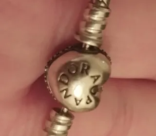 Pulsera Pandora Corazón + broche de seguridad