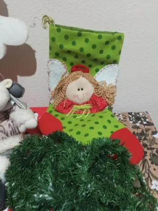 Lote Navidad: Papá Noel, Muñeco Nieve y Ángel