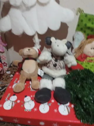 Lote Navidad: Papá Noel, Muñeco Nieve y Ángel