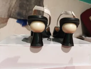 Zapatos Talla 38 Negros y Blancos