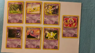 Cartas Pokémon Sabrina (Lote)
