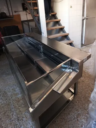 Vitrina expositora frío