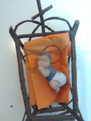 Niño Jesús en Cuna de Ramas