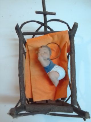 Niño Jesús en Cuna de Ramas