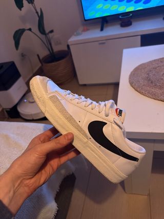 Zapatillas Nike Blazer Low Blancas Negras