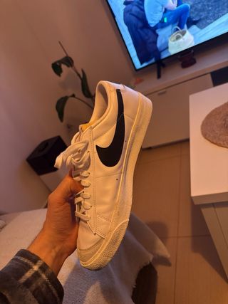 Zapatillas Nike Blazer Low Blancas Negras