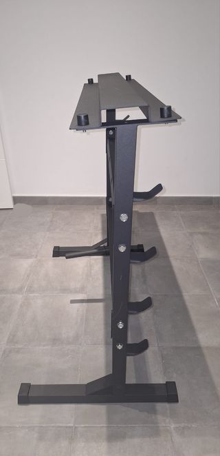 Supporto per dischi da pesi, barre e manubri fino a 300 kg