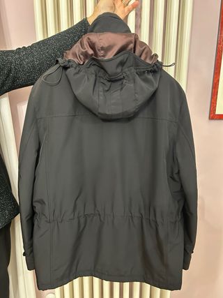 Giaccone uomo Jupiter marrone scuro cangiante nero