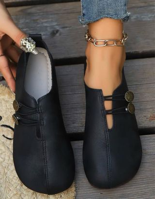 Zapatos planos mujer negros