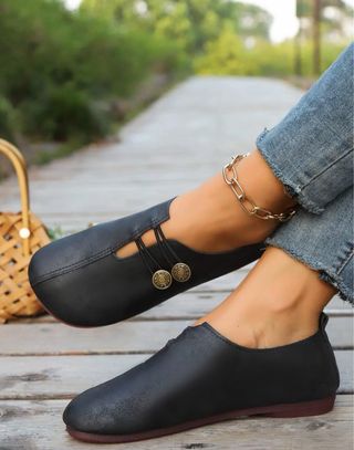 Zapatos planos mujer negros