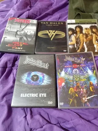 DVDs de Música Rock: Accept, Van Halen, Mötley Crü