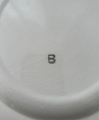 Plato antiguo decorativo caza y perros