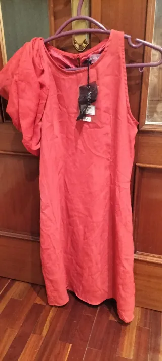 Vestido fiesta coral Rouss & Rouss Talla S