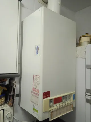 Caldera Roca de gas natural