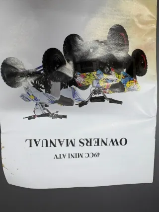 Quad 49cc Infantil Gasolina Nuevo