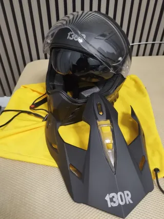 Casco Moto Kodaira V2 Negro Mate talla L