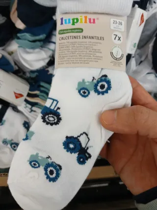 Calcetines infantiles Lupilu algodón orgánico