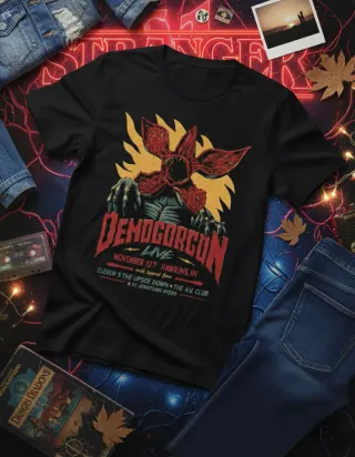 Camiseta Demogorgon Live Stranger Things