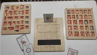 Tabla Montessori Lectoescritura Pizarra